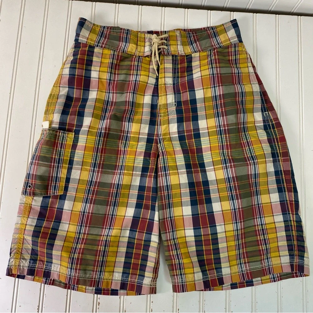 Polo Ralph Lauren Swim Shorts‎ Boys L 16/18 Plaid
